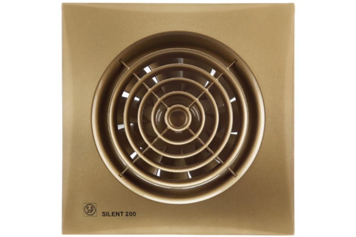 

Вентилятор SOLER&PALAU, SILENT-200 CZ GOLD