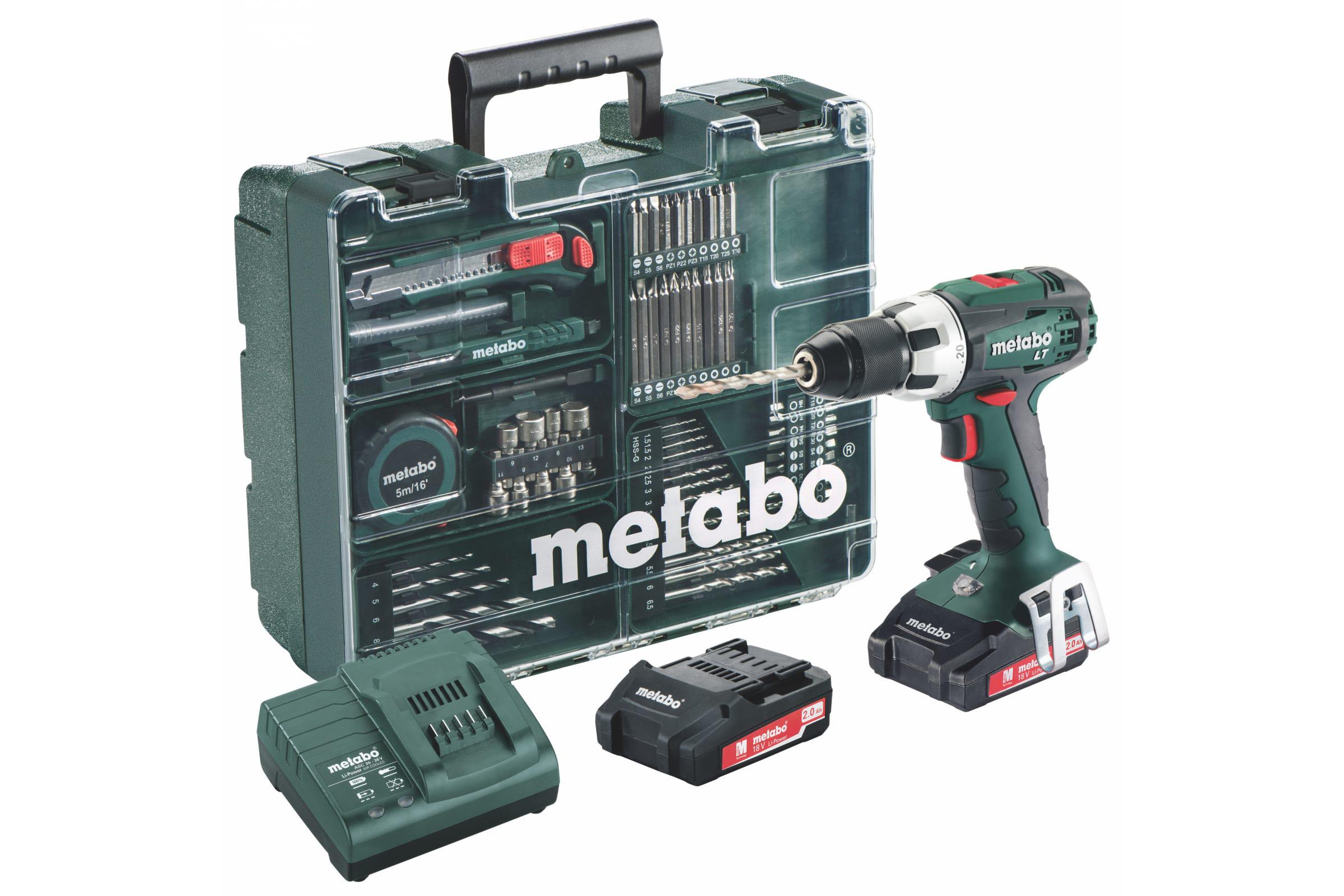 

Дрель аккумуляторная METABO, BS 18 LT Set (602102600)