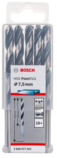 

Сверло по металлу BOSCH, Ф7.5х69мм (2608577243)