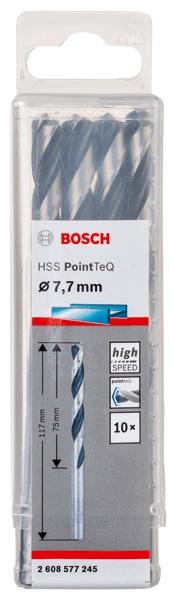 

Сверло по металлу BOSCH, Ф7.7х75мм (2608577245)