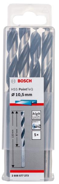 

Сверло по металлу BOSCH, Ф10.5х87мм (2608577273)