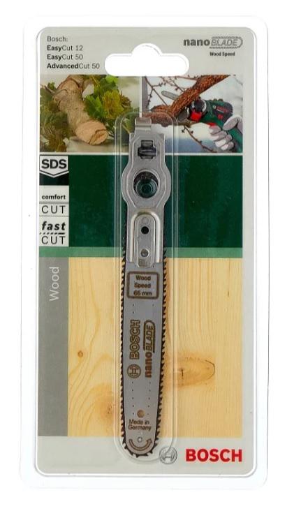 

Полотно пильное BOSCH, 50мм, 1шт/уп (Nanoblade Wood Basic 50 2609256D83)