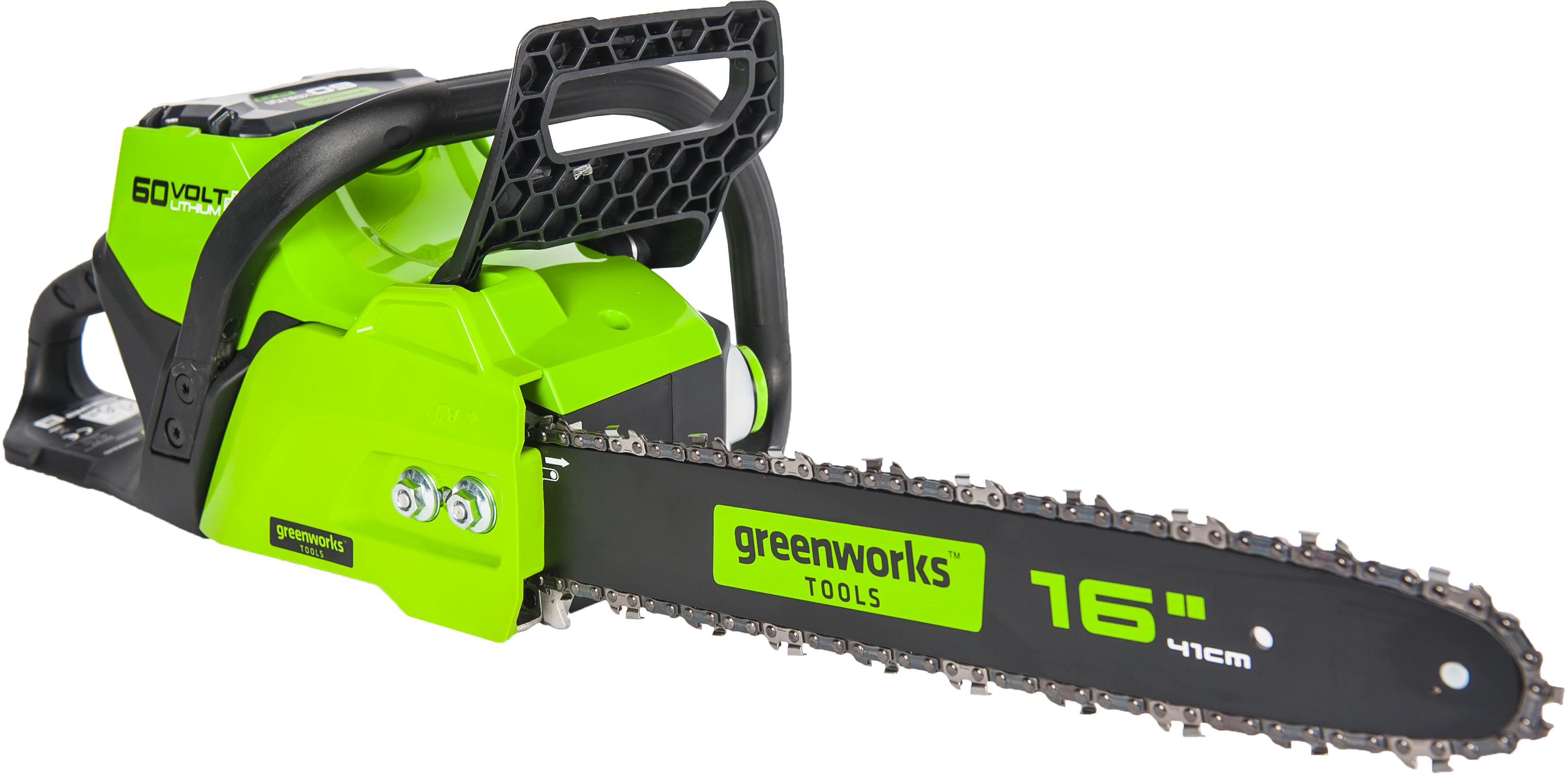 Цепная пила. Цепная пила аккумуляторная GREENWORKS gd60cs40k2. Аккумуляторная пила GREENWORKS 60v. Цепная пила аккумуляторная GREENWORKS gd60cs40k2, 60v. Цепная электрическая пила GREENWORKS gd40cs40 2.0Ач х1.