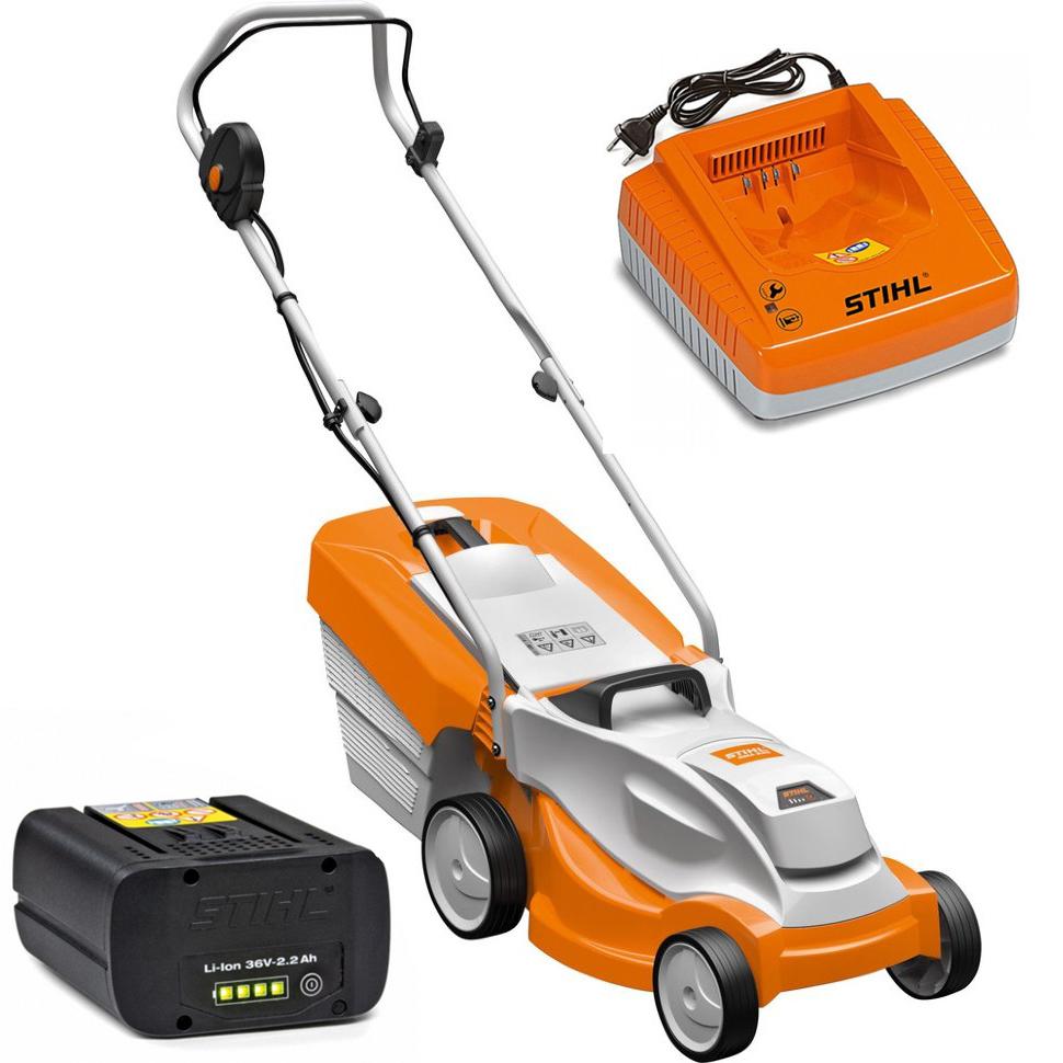 

Аккумуляторная газонокосилка STIHL, RMA 235.0