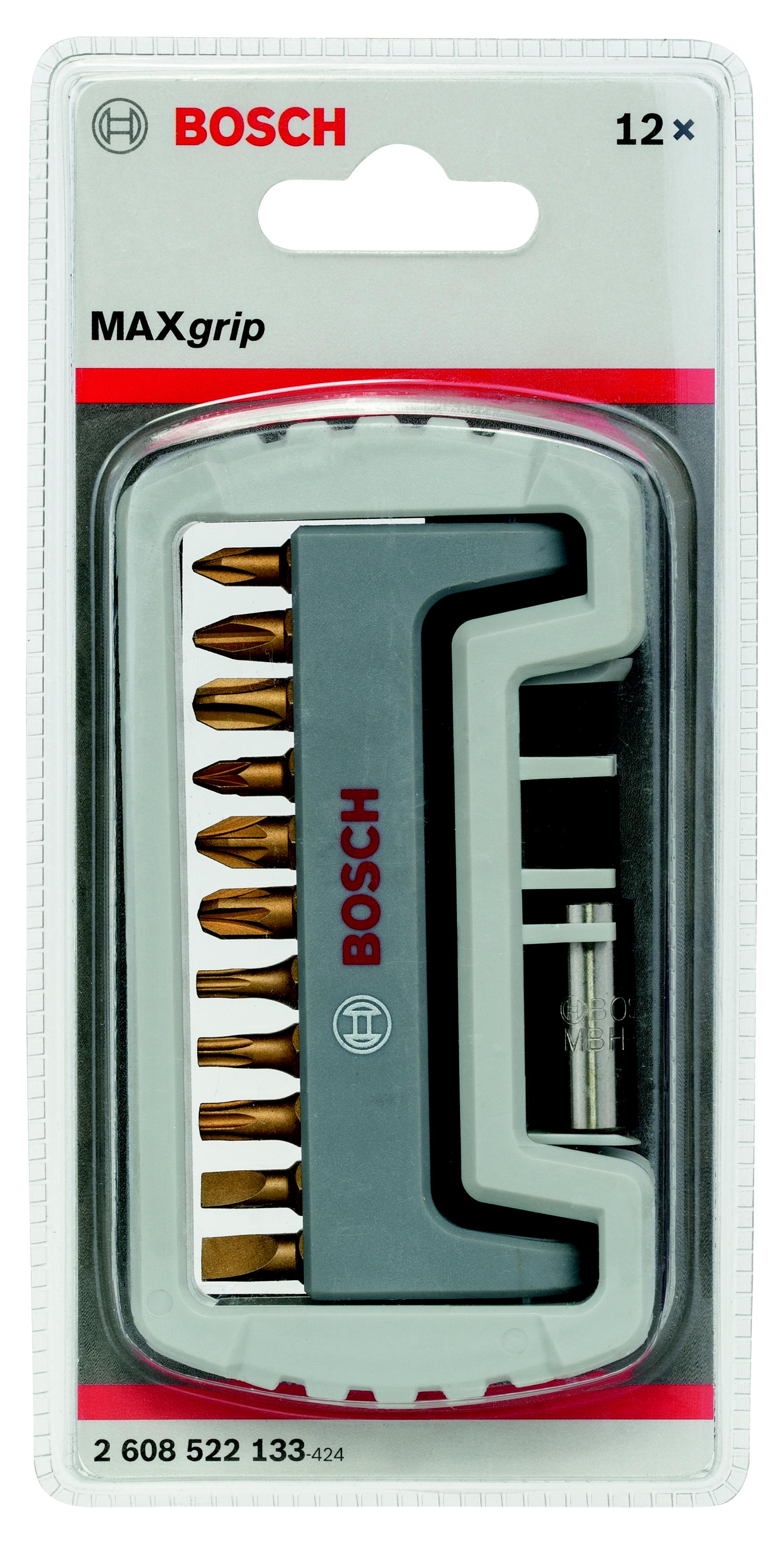

Набор бит BOSCH, Max Grip 2608522133