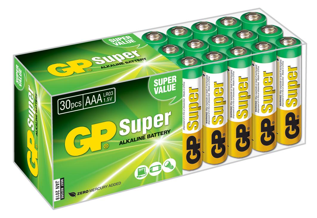 

Батарейка GP, 24A-2CRVS30 Тип: AAA (LR03) (Кол-во в уп. 30шт.)