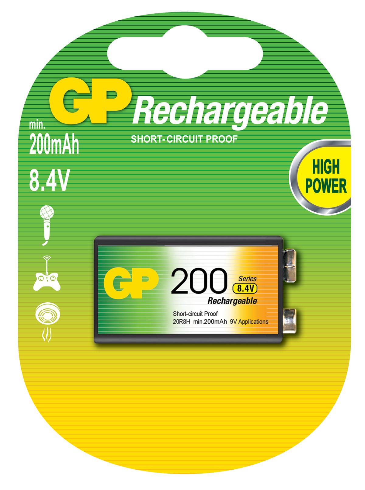 

Аккумулятор GP, 20R8H-2CRU1 Тип: CR-9V (6F22) (Кол-во в уп. 1шт.)