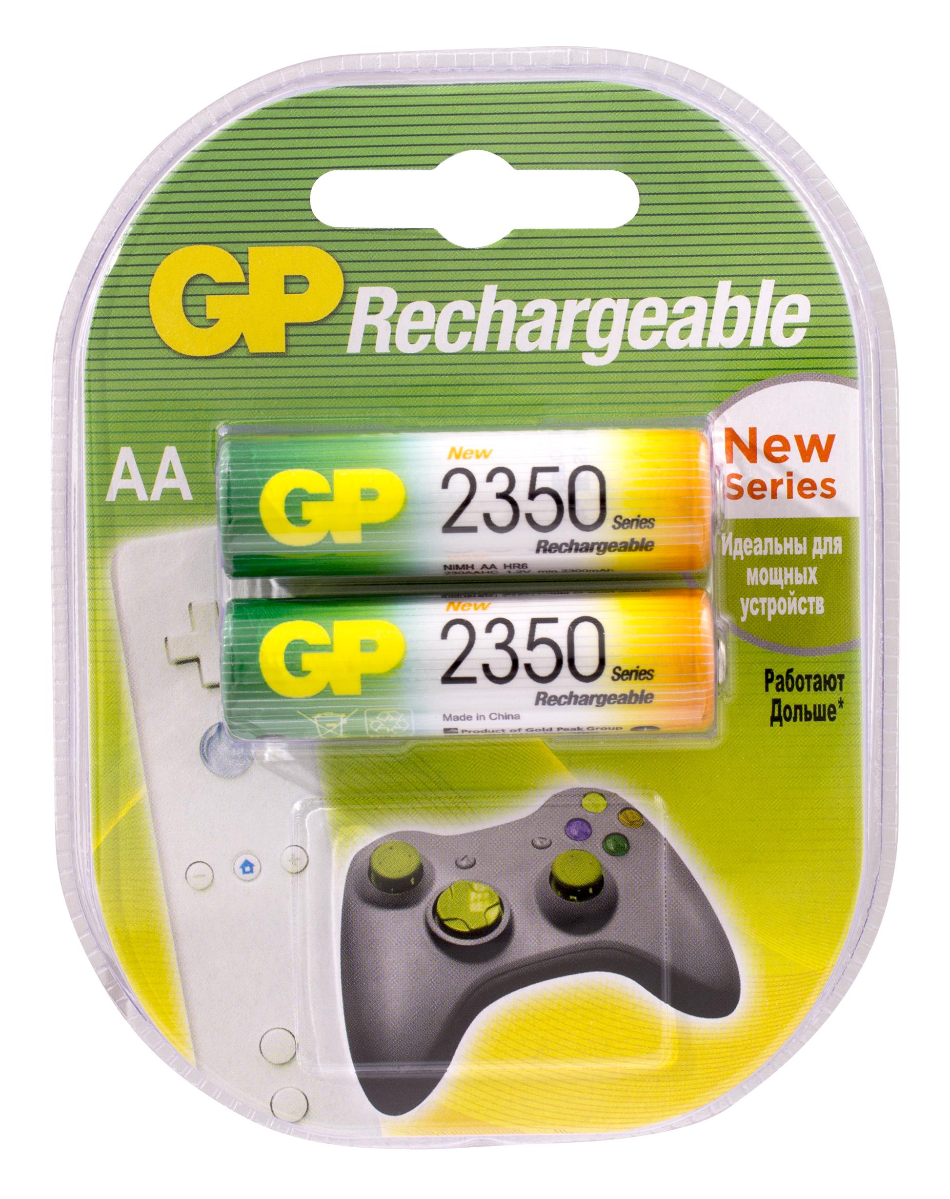

Аккумулятор GP, 235PROAAHC-2CR2 Тип: AA (LR6) (Кол-во в уп. 2шт.)