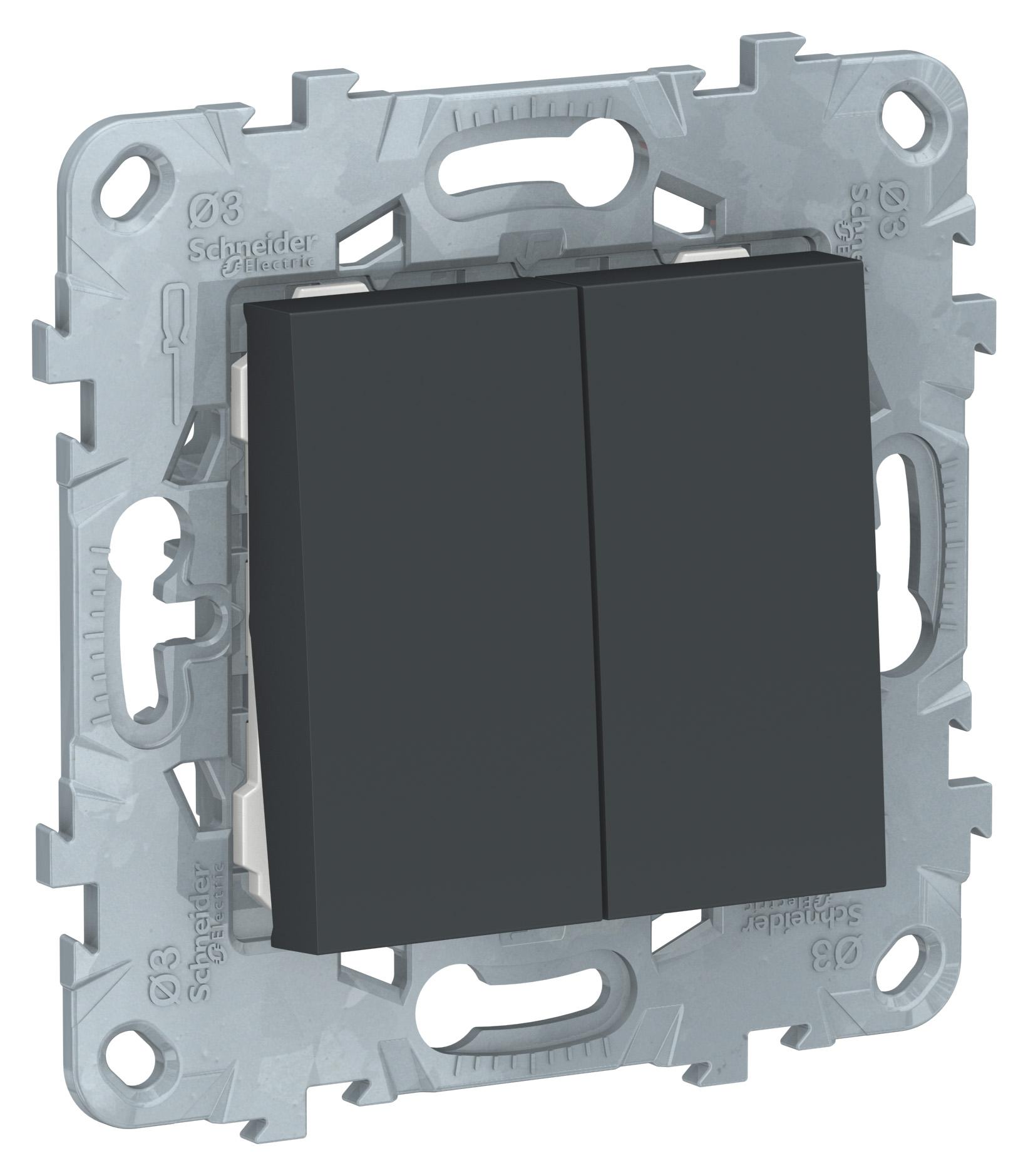 

Выключатель SCHNEIDER ELECTRIC, Антрацит, NU521154
