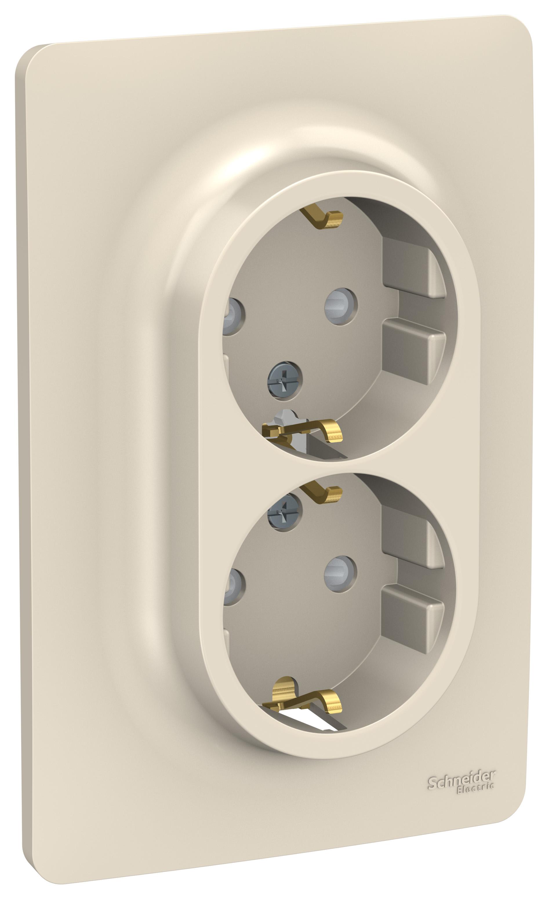 

Розетка SCHNEIDER ELECTRIC, Бежевый, NU206744