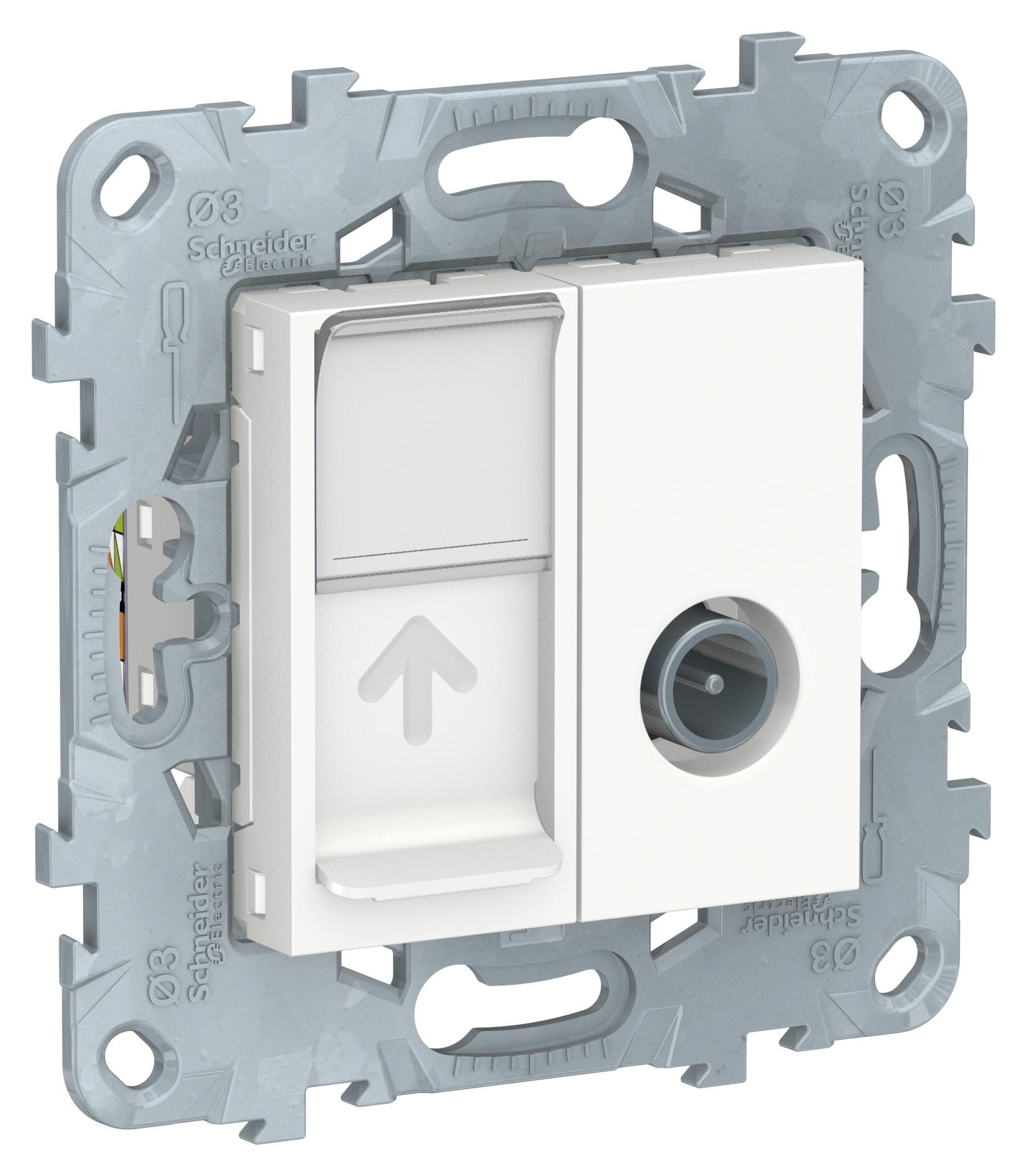 

Розетка SCHNEIDER ELECTRIC, Белый, NU547018