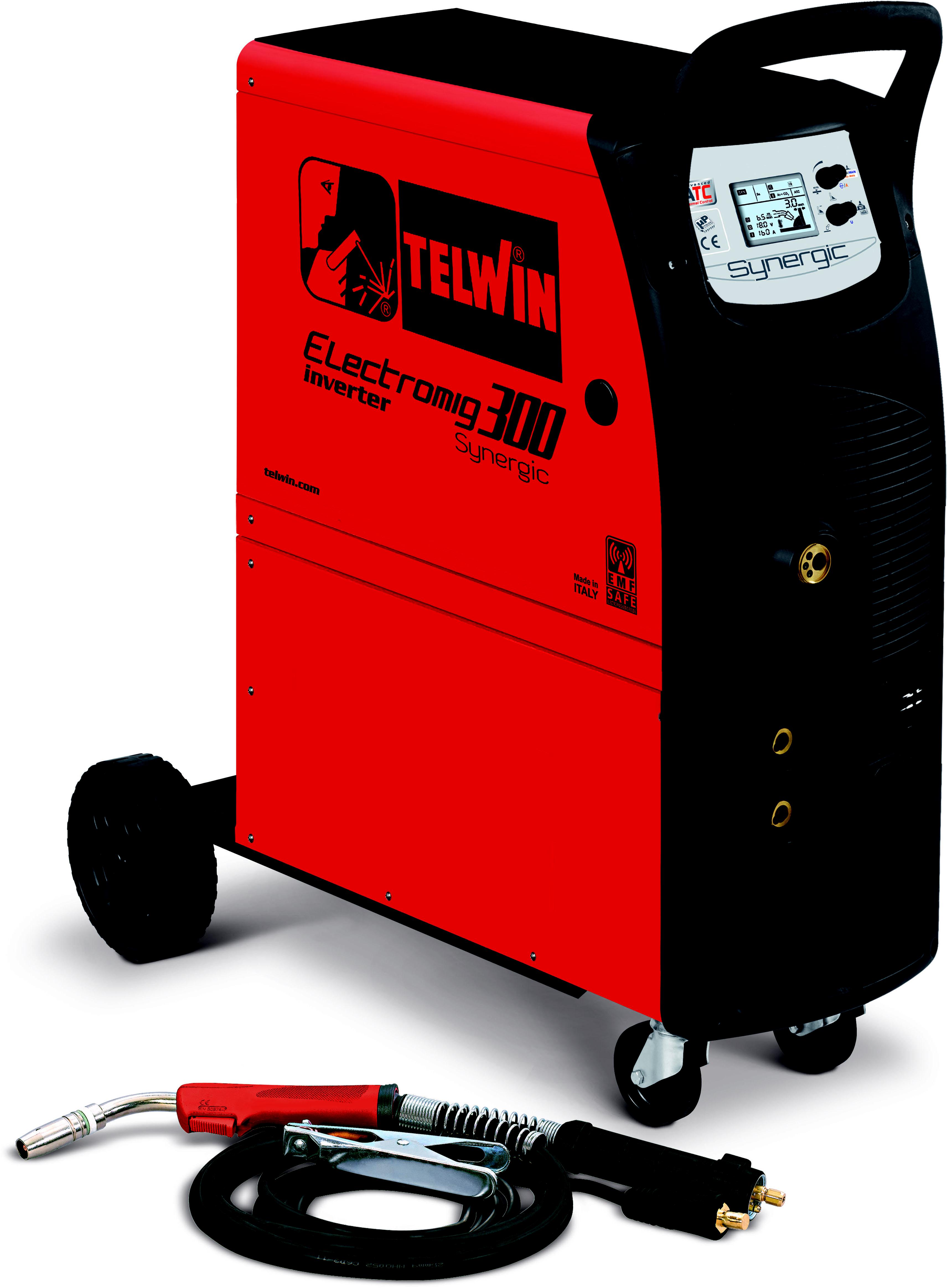 

Сварочный аппарат TELWIN, ELECTROMIG 300 SYNERGIC 400V