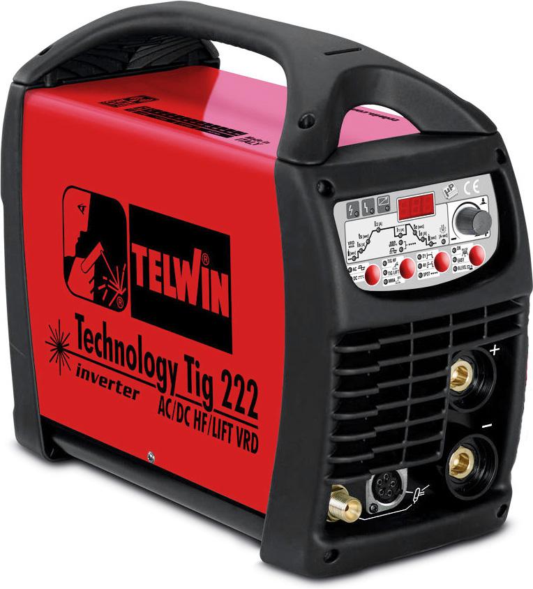 

Сварочный аппарат TELWIN, TECHNOLOGY TIG 222 AC/DC HF/LIFT VRD