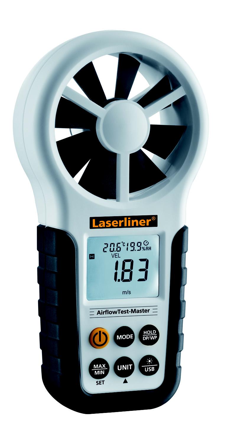

Анемометр LASERLINER, AirflowTest-Master 082.140A