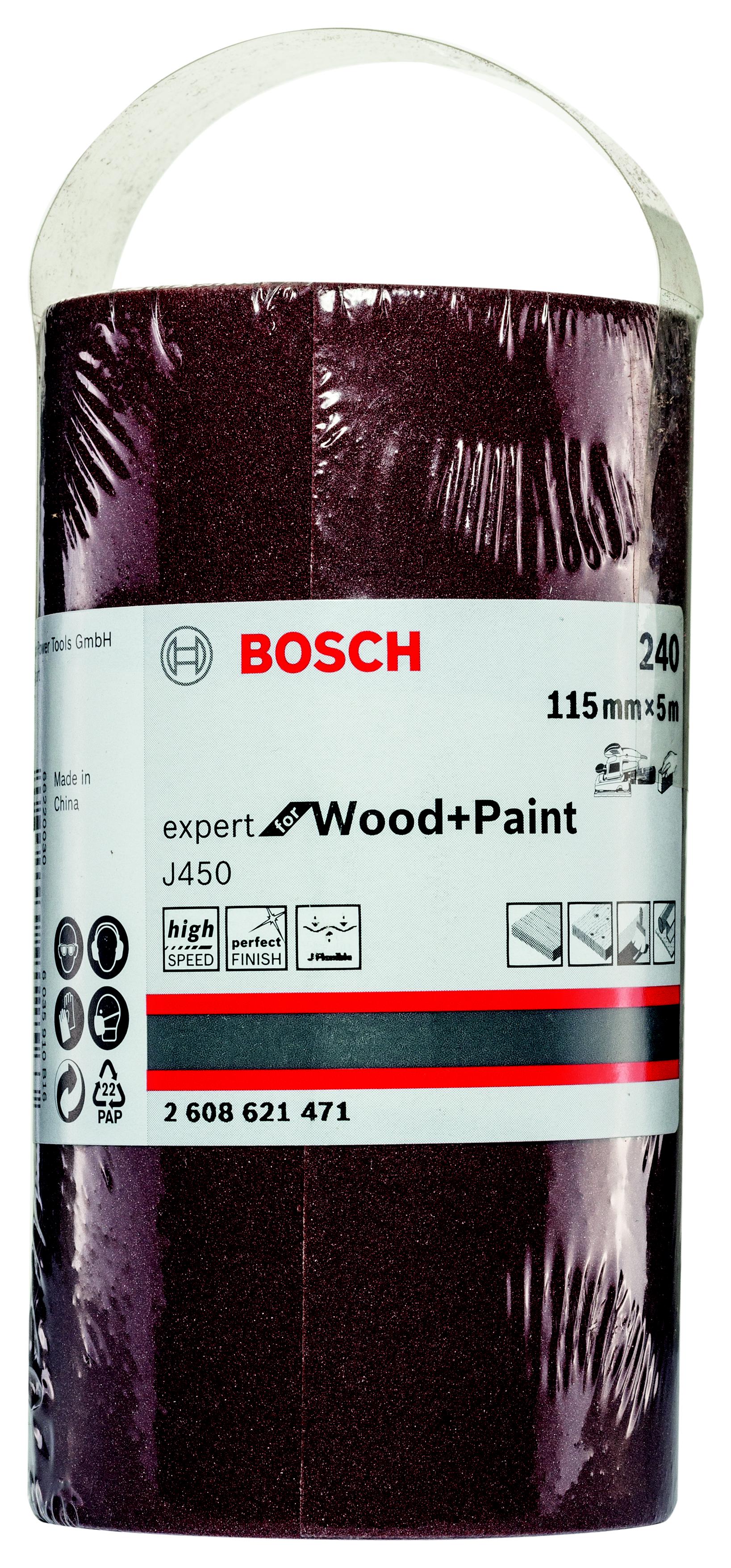 

Шкурка шлифовальная в рулоне BOSCH, 115x5000 мм G240 (2608621471)