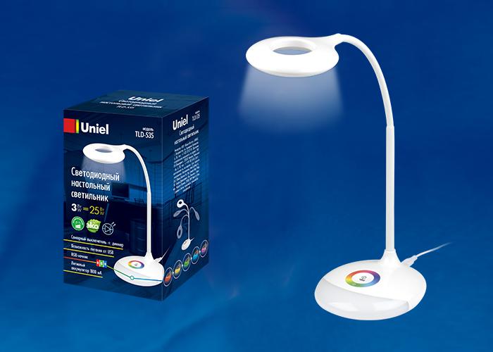 

Светильник UNIEL, TLD-535 White/LED/250Lm/5500K/Dimmer
