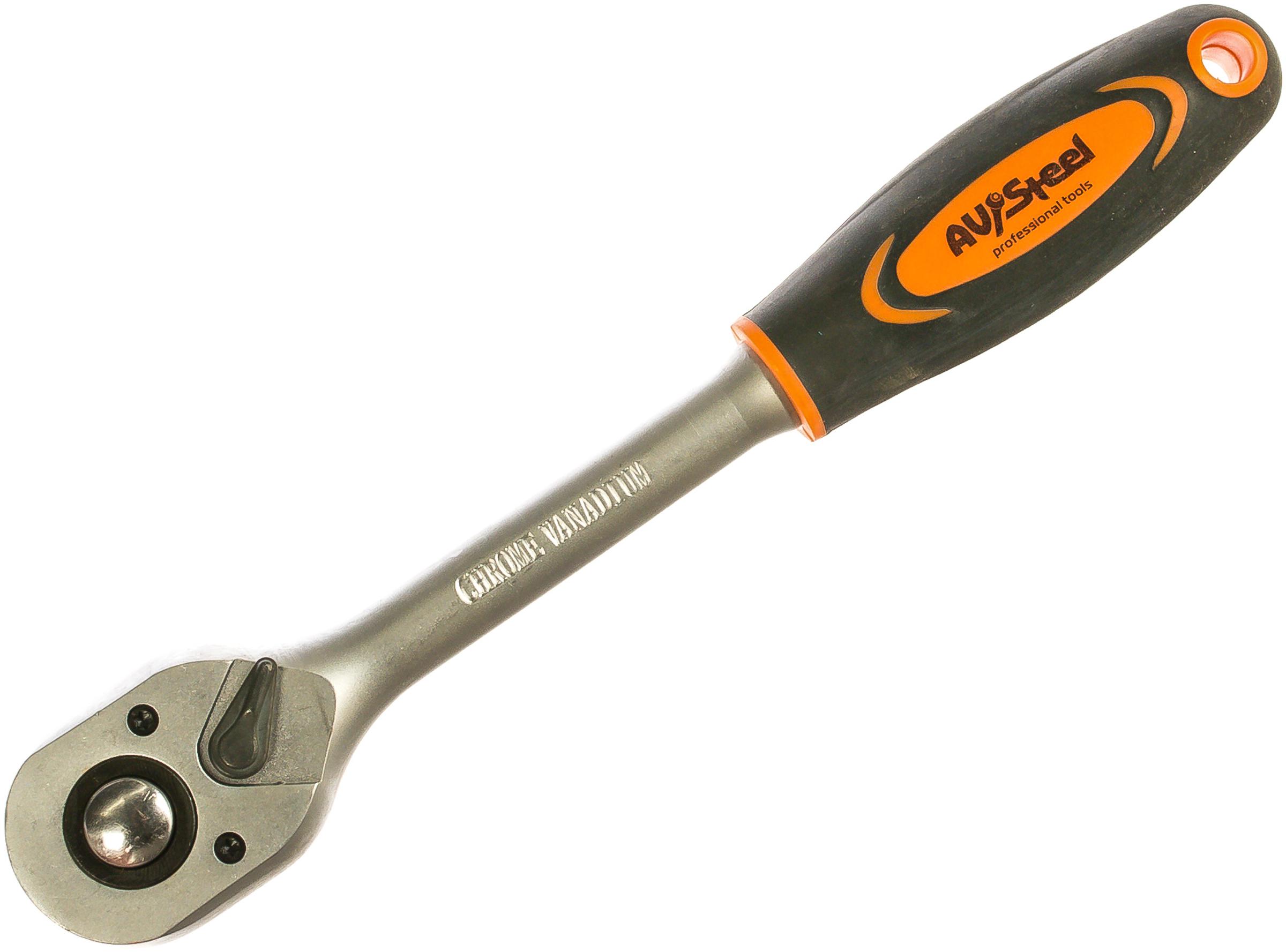

Трещотка AVSTEEL, 1/2'', H 255мм,72 зуб. (AV-528621)