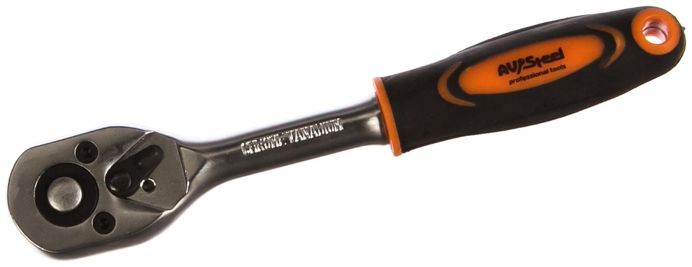

Трещотка AVSTEEL, 1/4'', H 155мм,45 зуб. (AV-508611)