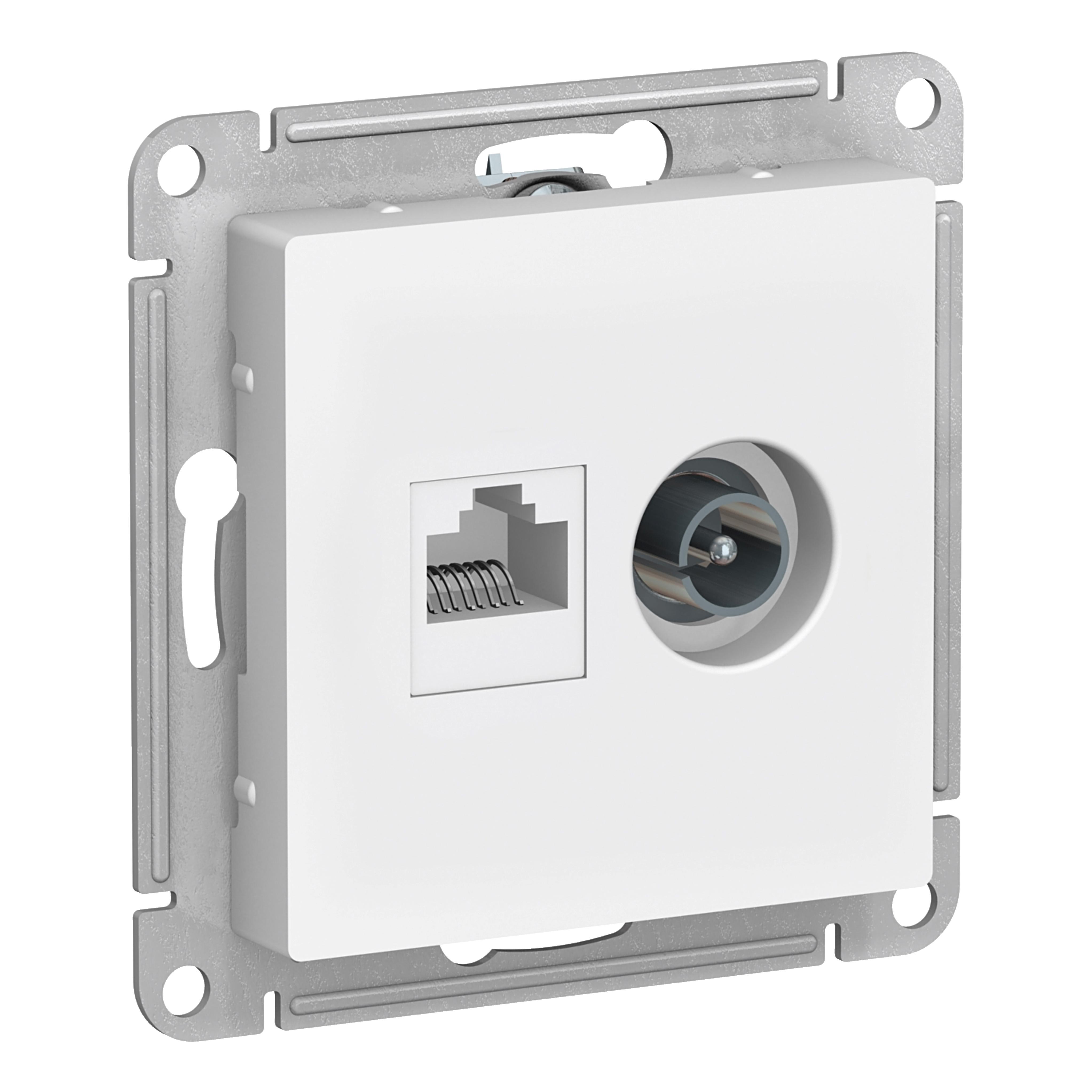 

Механизм розетки SCHNEIDER ELECTRIC, Белый, ATN000189