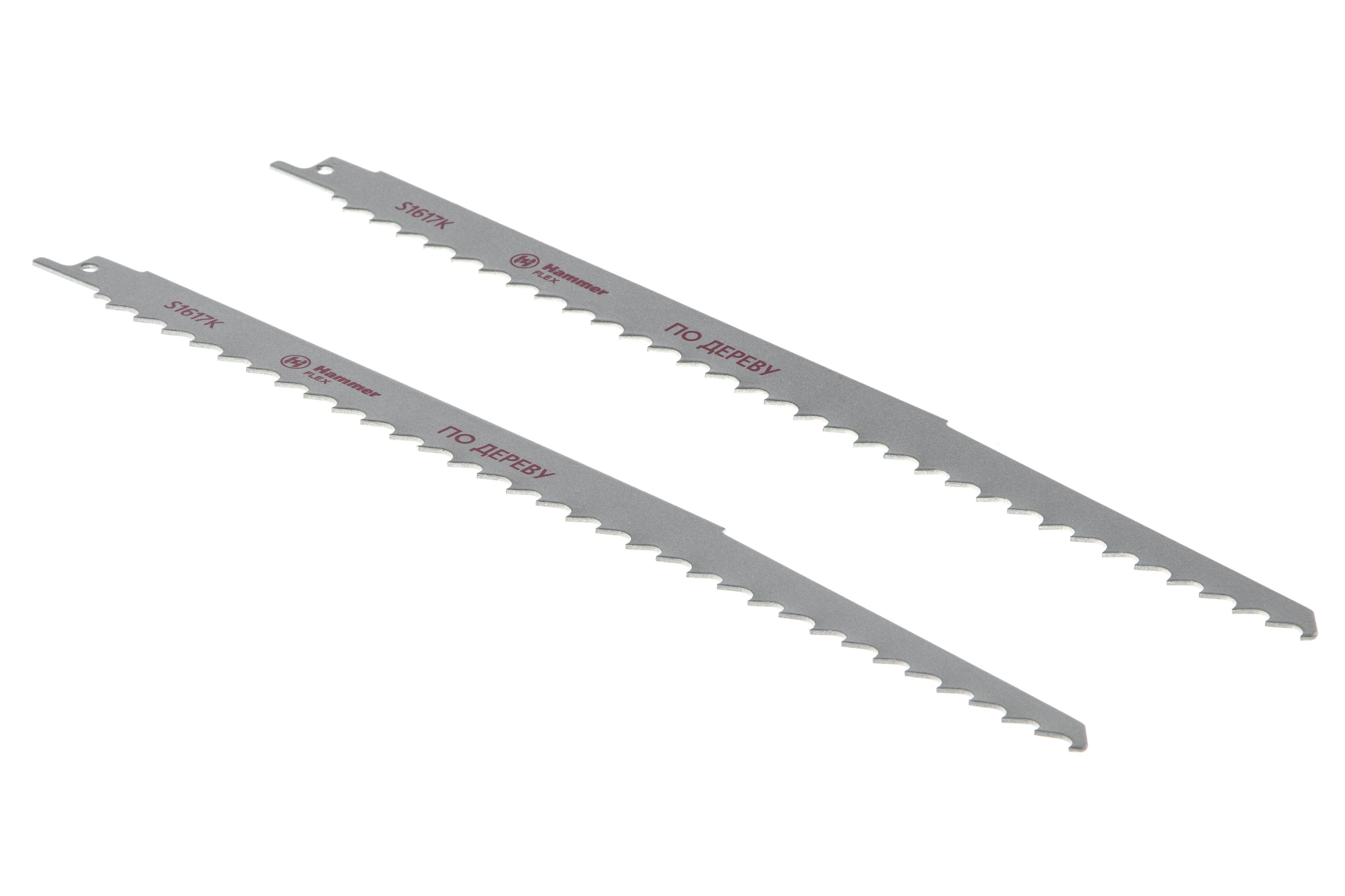

Полотно для сабельной пилы HAMMER, 300мм, TPI 3, HCS, 2шт/уп (Flex 225-005)