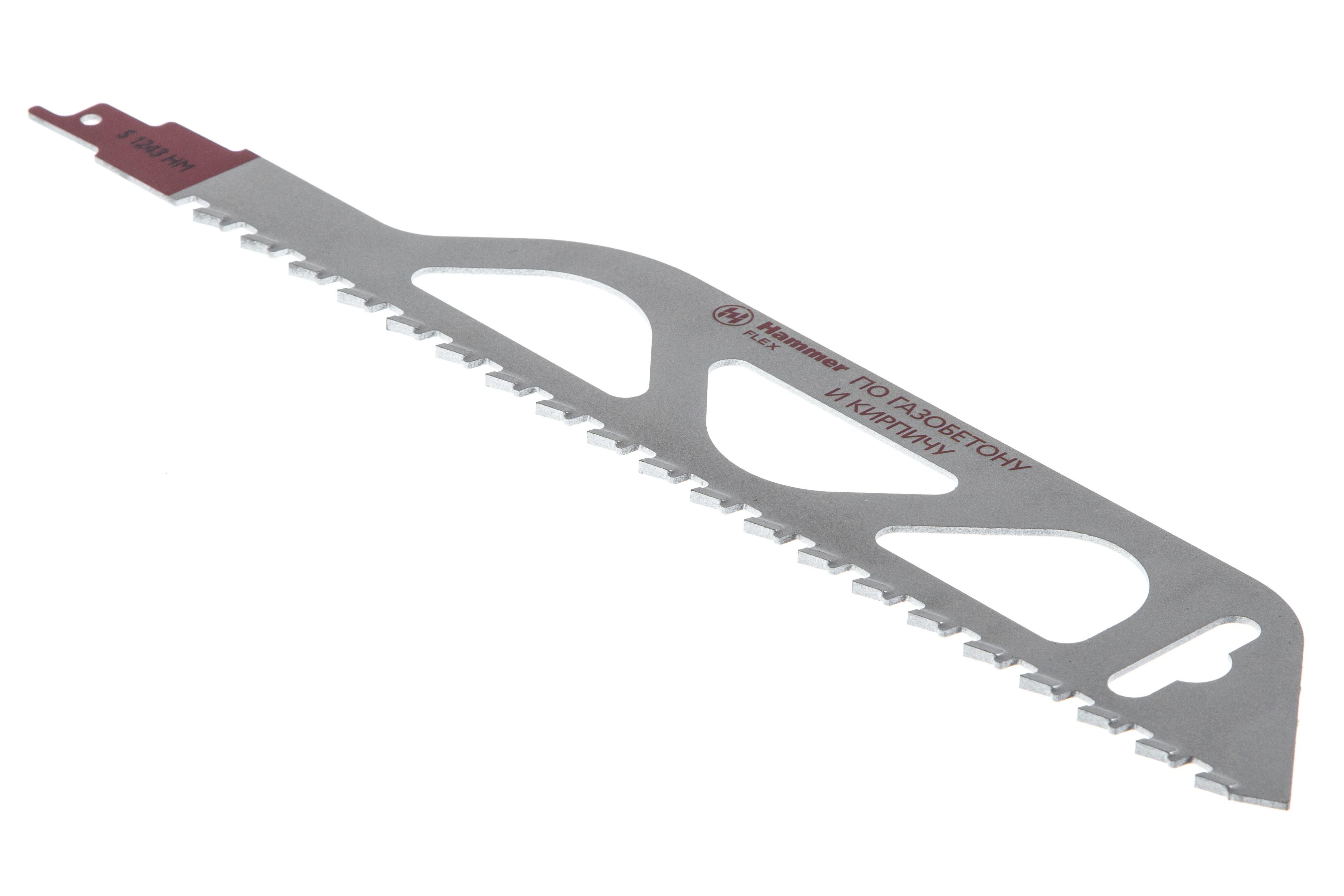 

Полотно для сабельной пилы HAMMER, 305мм, TPI 2, TC/HM, 1шт/уп (Flex 225-013)
