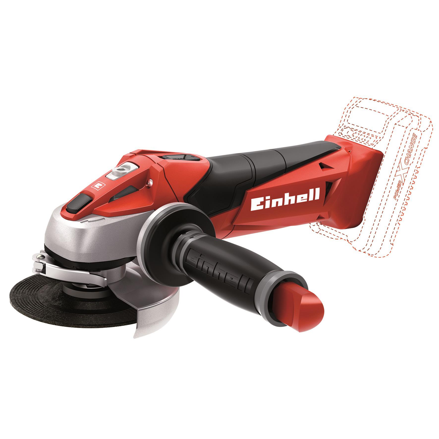 

УШМ (болгарка) EINHELL, PXC TE-AG 18/115 Li-Solo (4431110) без акк. и з.у