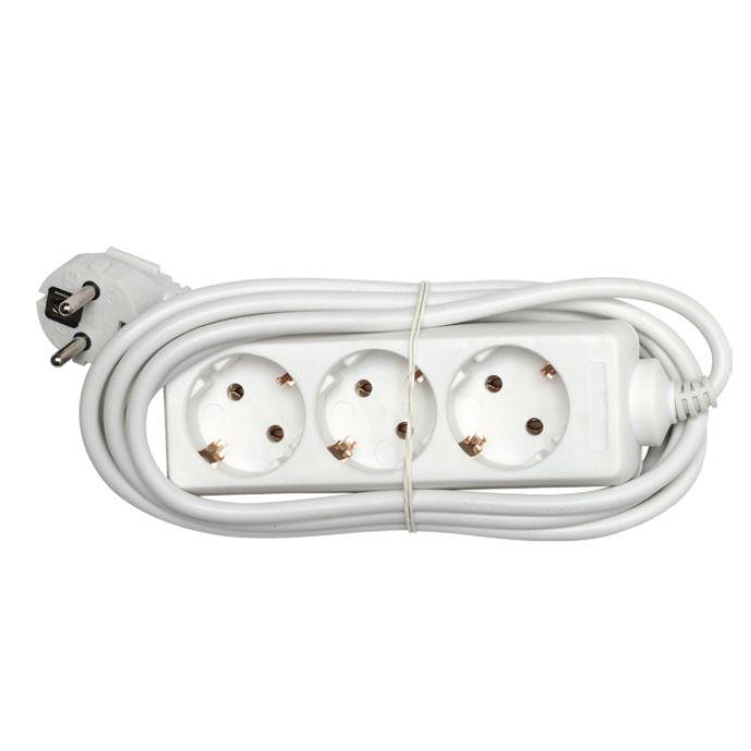 

Удлинитель NAVIGATOR, Серый, 94180 NPE-S-03-500-E-3x1 ПВС 3х1
