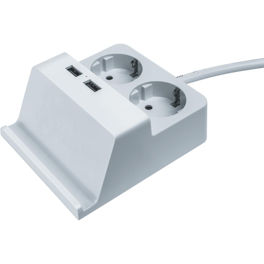

Удлинитель NAVIGATOR, Белый, 61457 NPE-USB03-02-150-E-3X1 ПВС 3х1