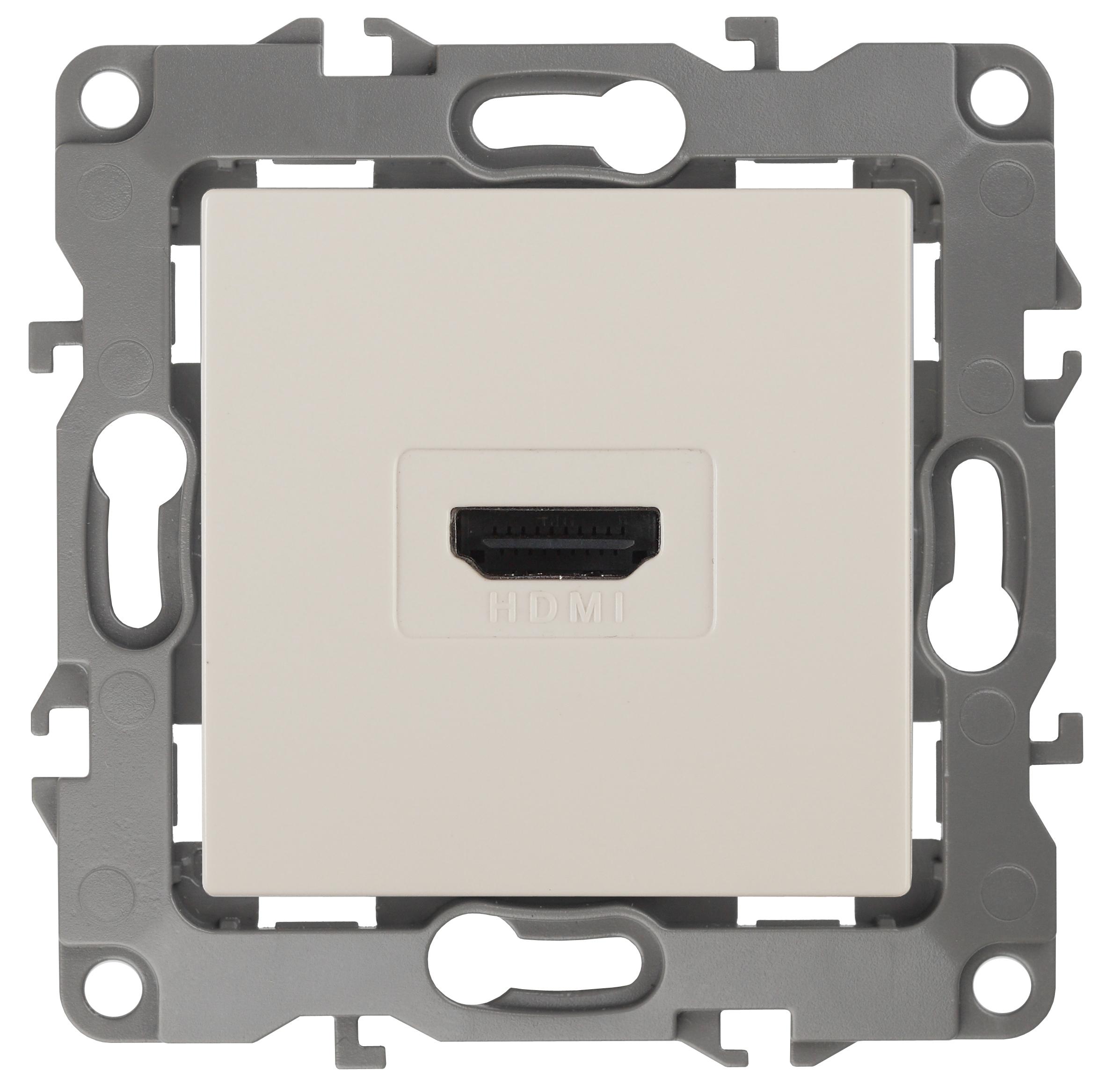 

Розетка HDMI ЭРА, Слоновая кость, 12-3114-02