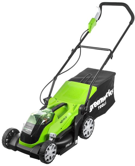 

Аккумуляторная газонокосилка GREENWORKS, 2501907UF
