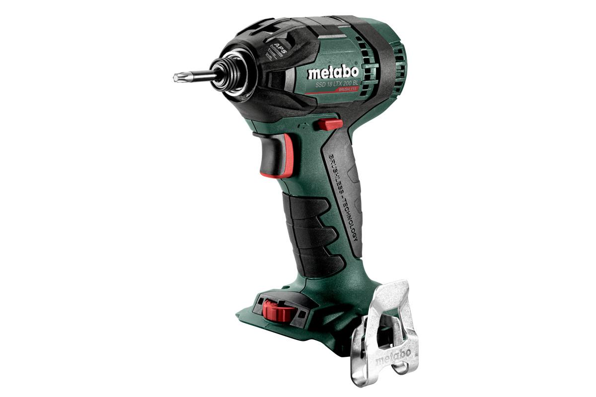 

Гайковерт аккумуляторный METABO, SSD 18 LTX 200 BL (602396890) без акк. и з.у