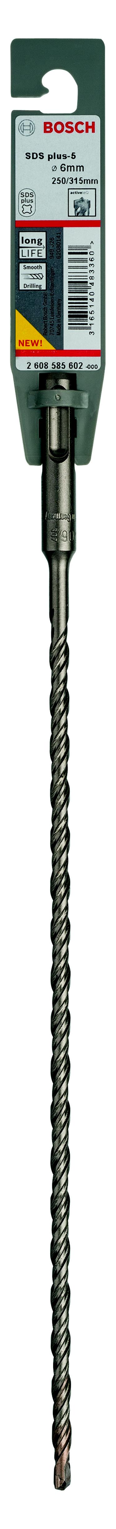 

Бур BOSCH, Ф6х310мм SDS Plus (2608585602)