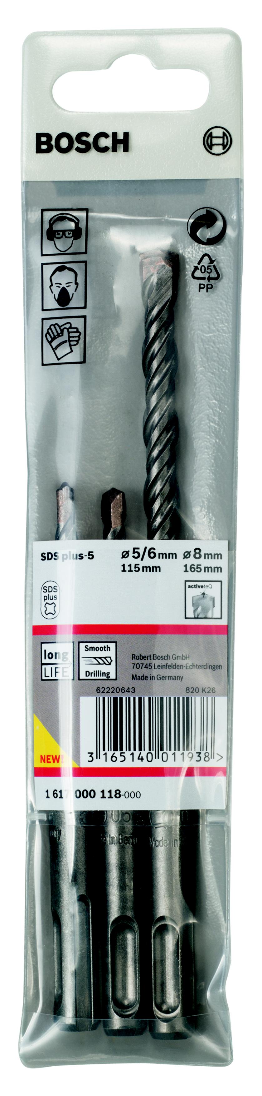 

Набор буров BOSCH, SDS Plus (1617000118)