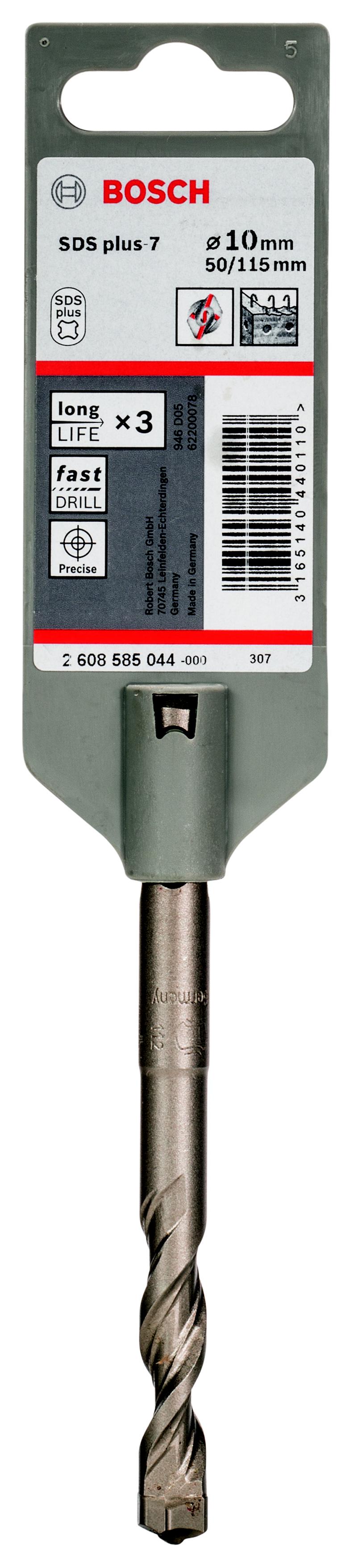 

Бур BOSCH, Ф10х115мм SDS Plus (2608585044)
