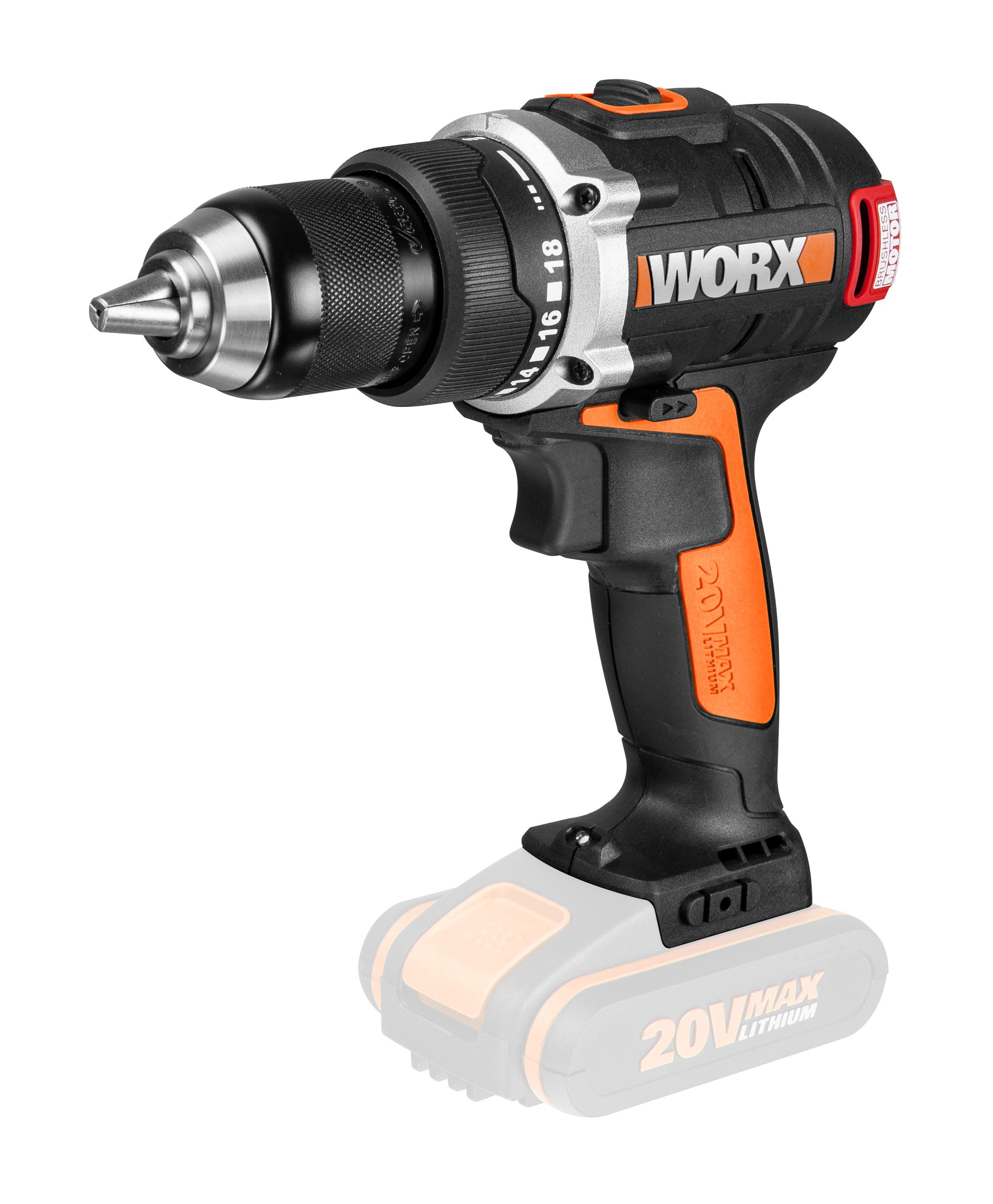 

Дрель аккумуляторная WORX, WX175.9 без акк и з.у