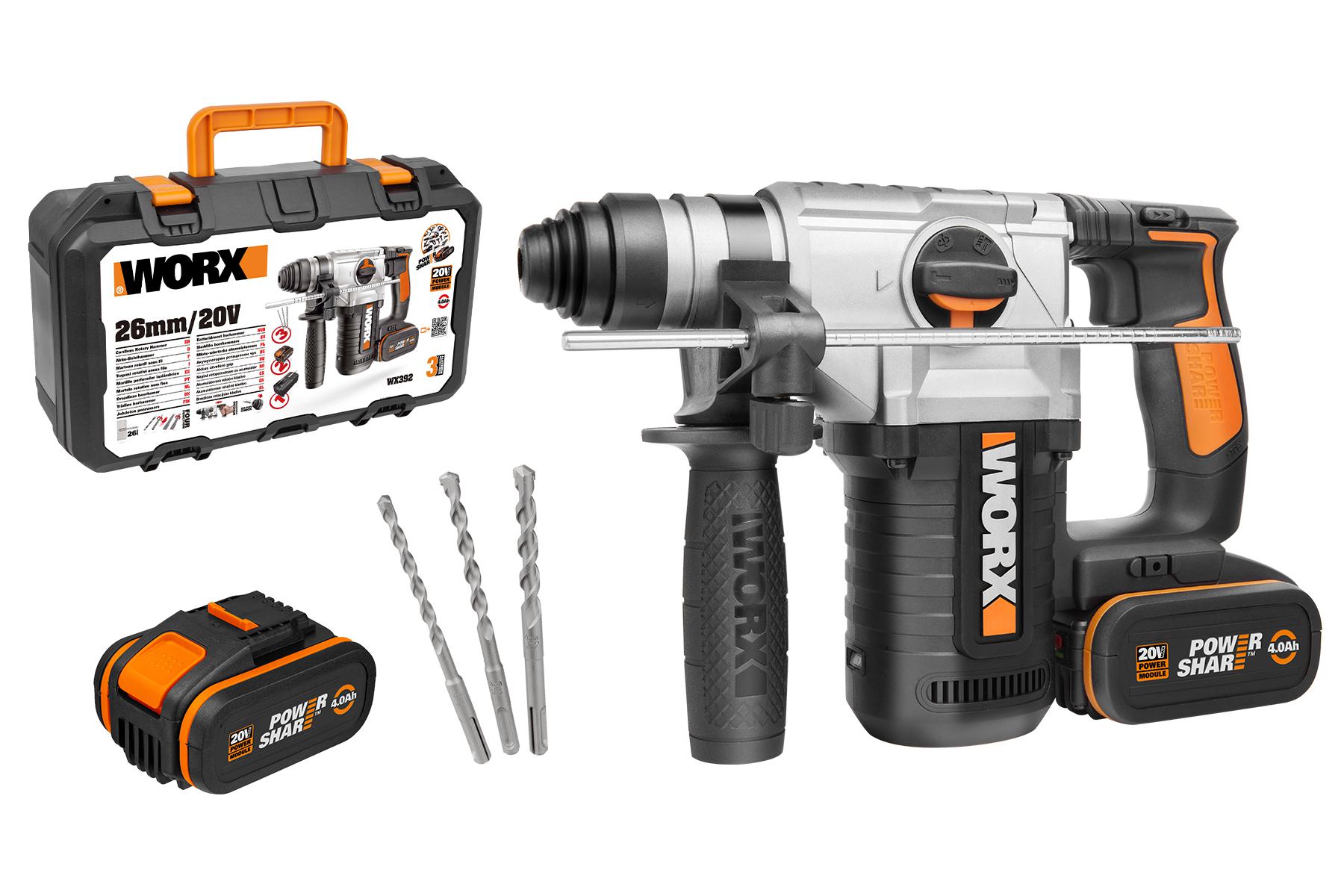

Перфоратор WORX, WX392
