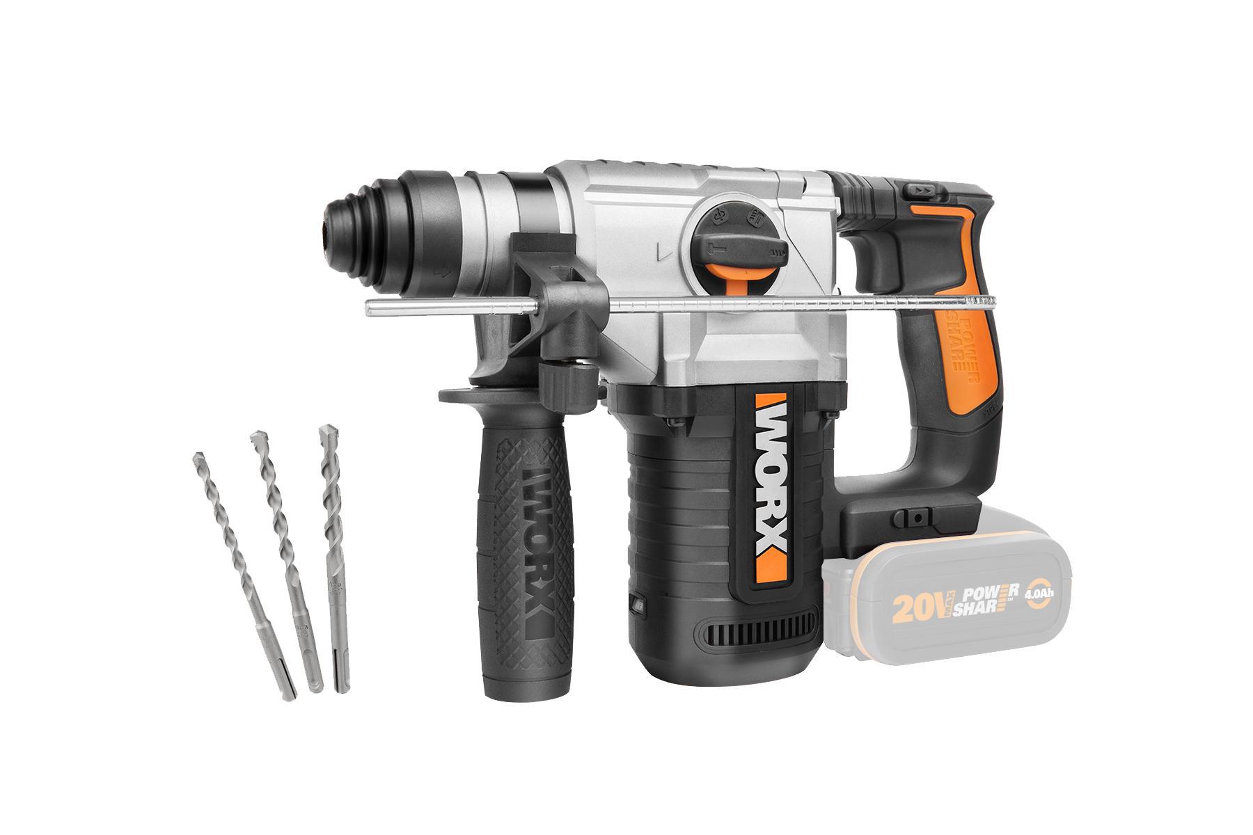 

Перфоратор WORX, WX392.9 без акк. и з.у