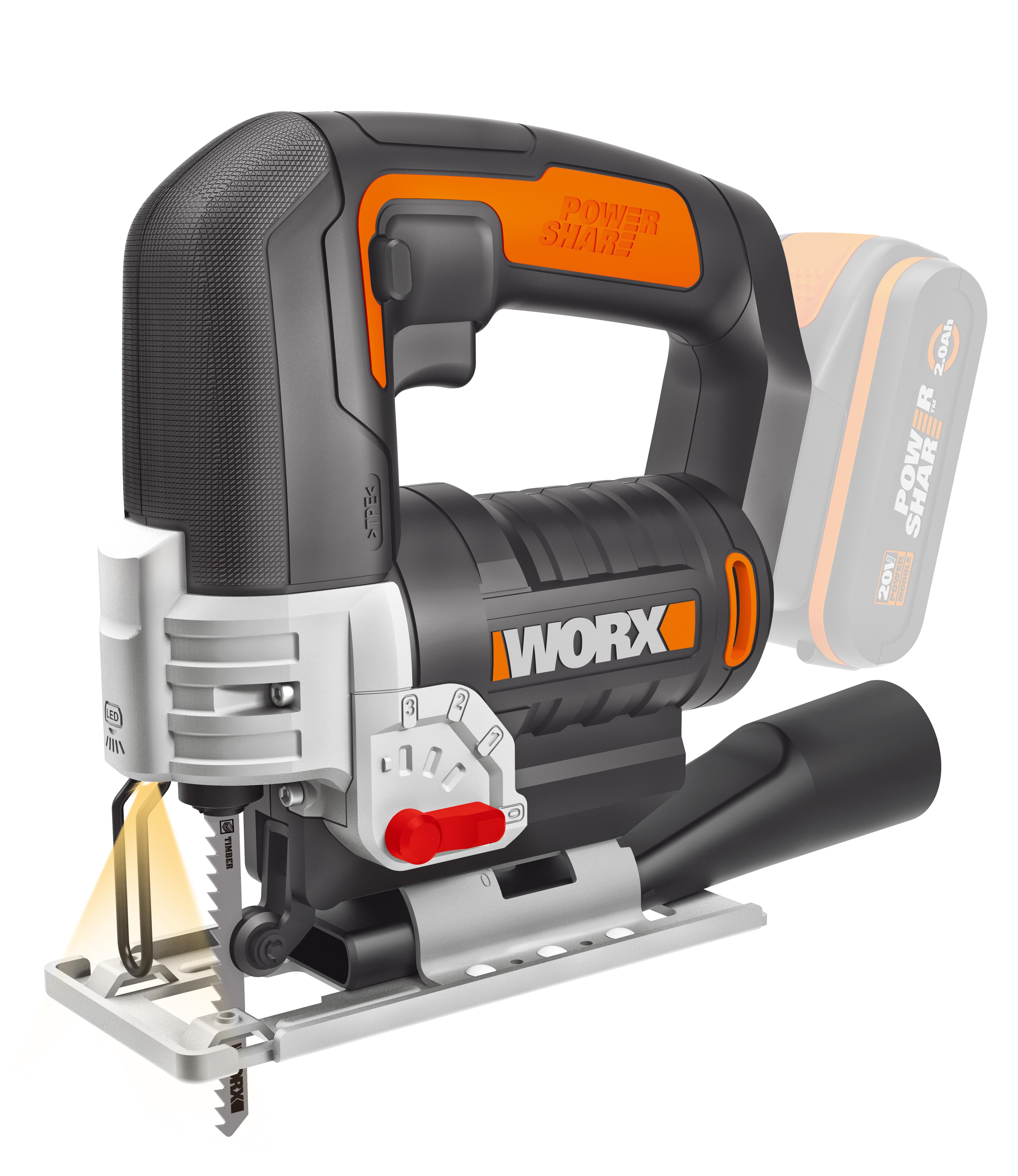 

Лобзик WORX, WX543.9 без акк. и з.у