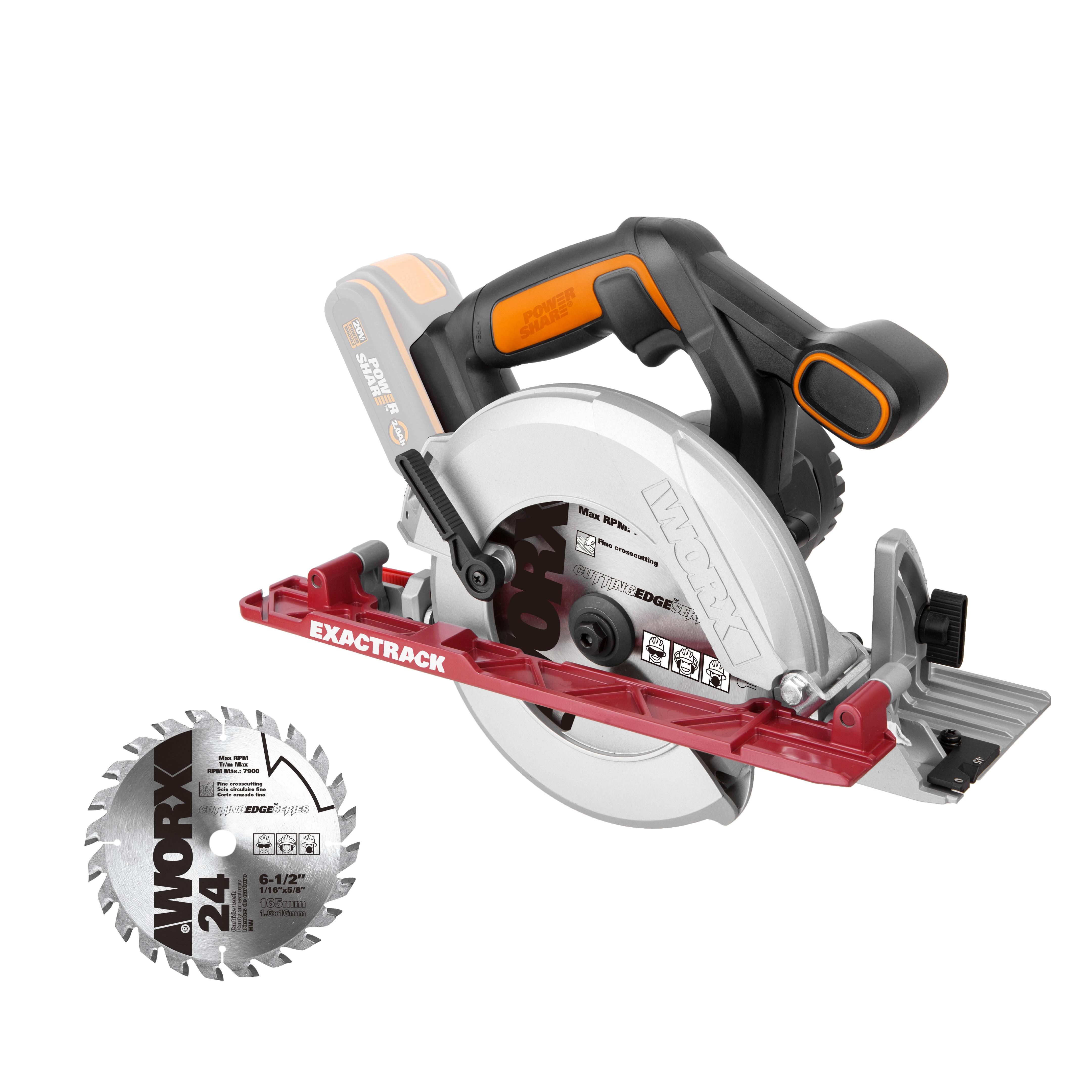 

Дисковая пила WORX, WX530.9 без акк. и з.у