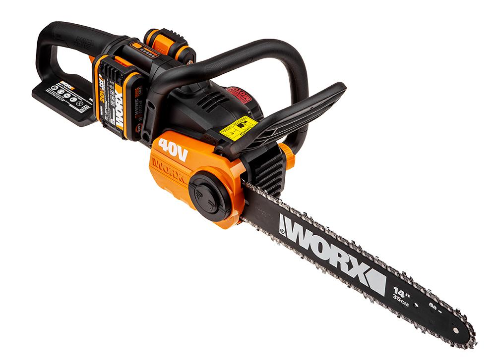 

Пила цепная аккумуляторная WORX, WG384E