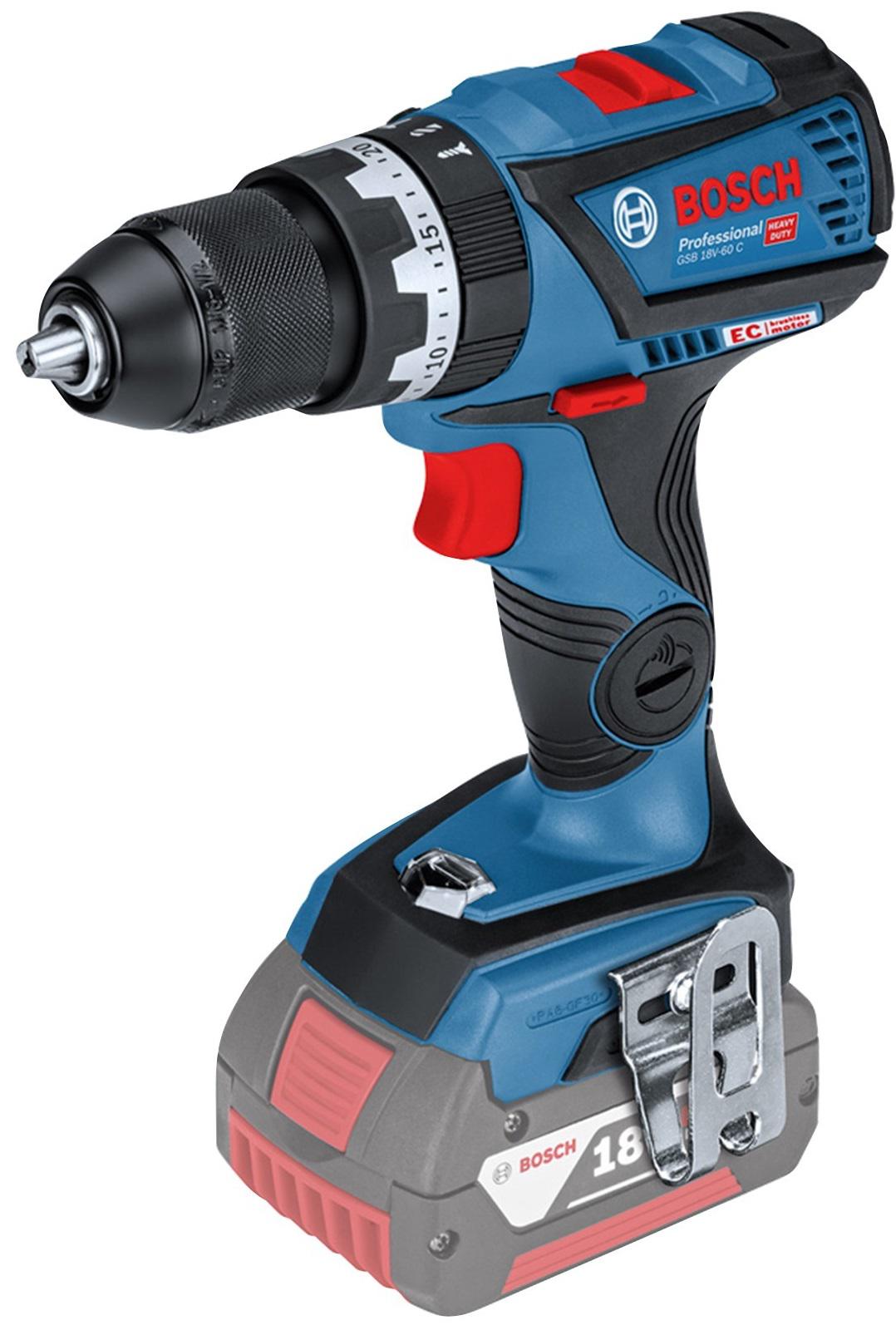 

Дрель аккумуляторная BOSCH, GSB 18V-60 C (06019G2102) без акк и з.у