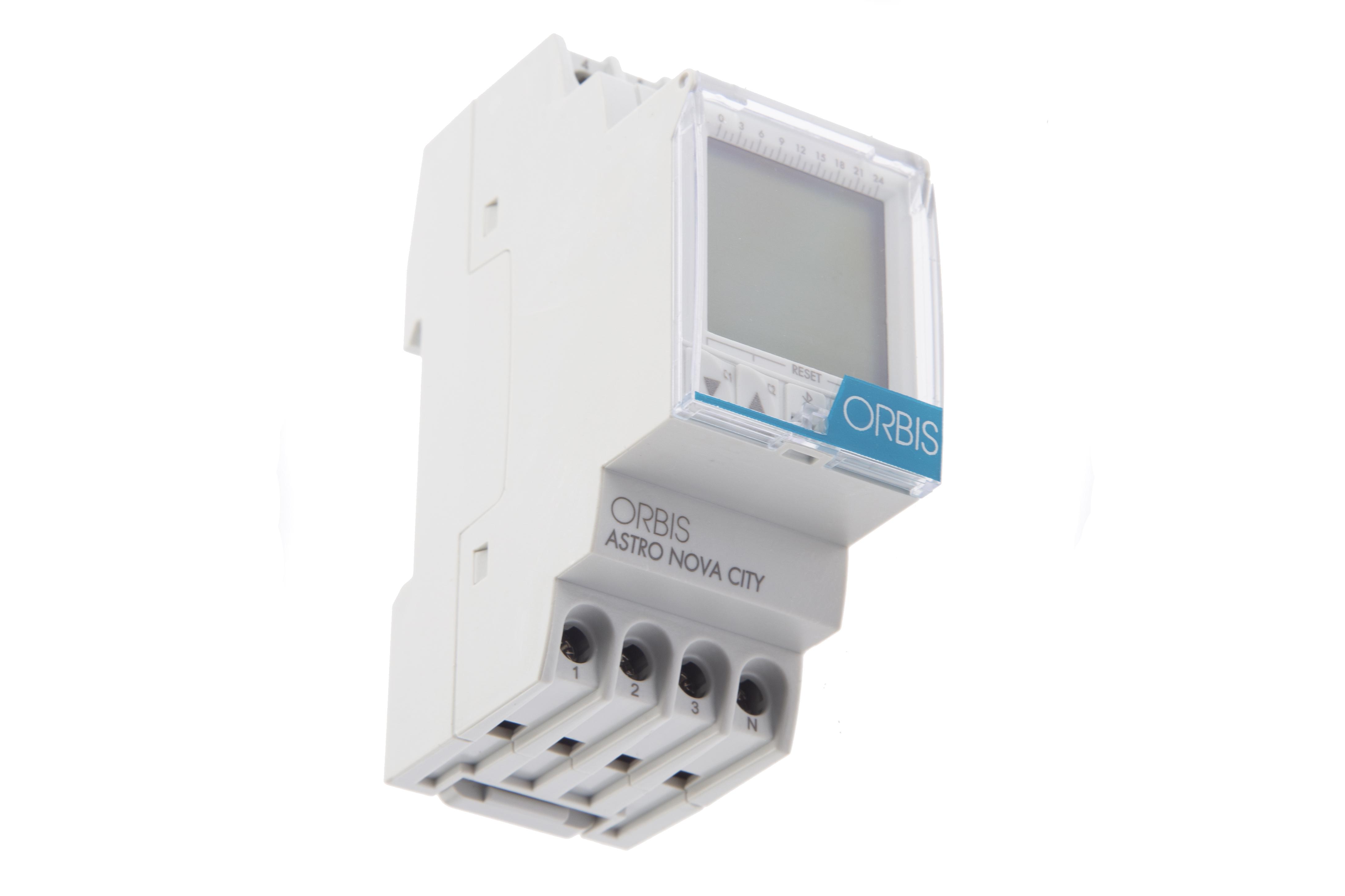 таймер orbis. таймер электронный на din-рейку 2 канала. таймер astro nova city. Orbis реле времени астрономическое astro nova city 2 канала. Orbis astro nova city.
