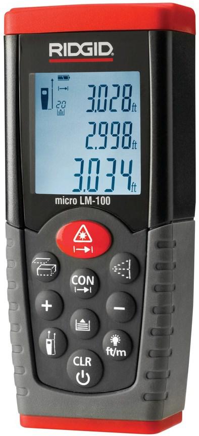 

Дальномер RIDGID, LM-100 micro 36158