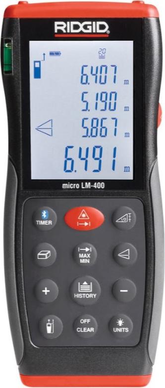 

Дальномер RIDGID, micro LM-400 36813