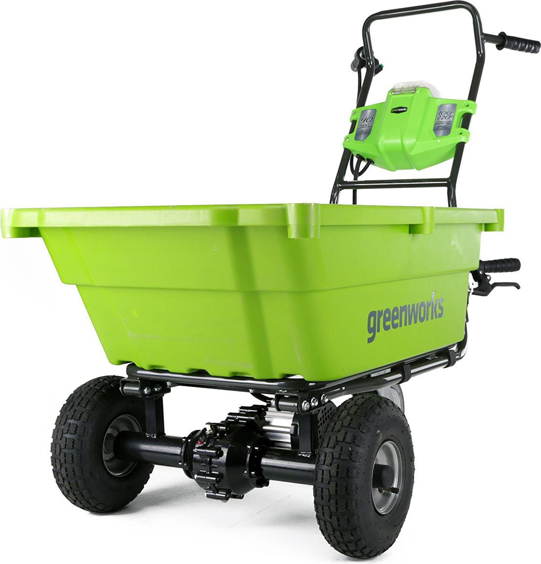 

Тележка GREENWORKS, G40GCK4 7400007UB С АККУМ и ЗУ