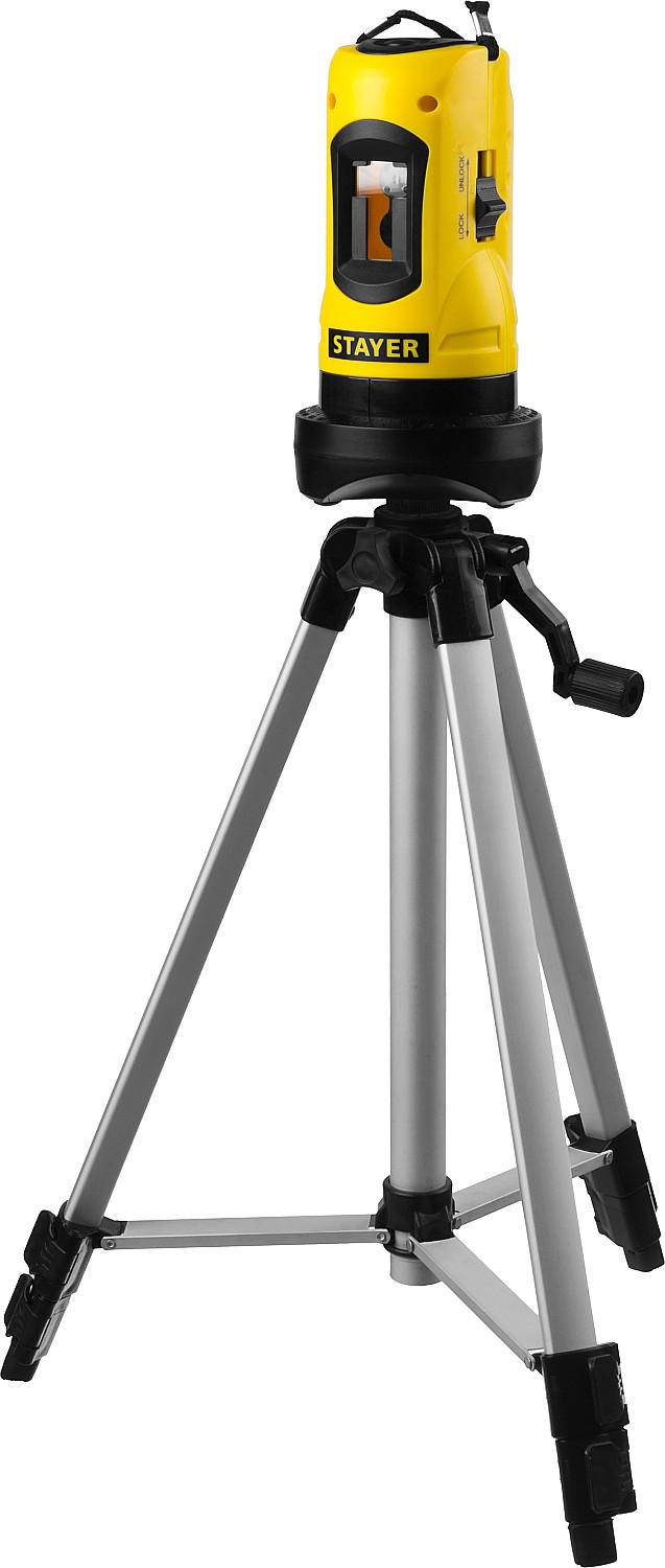 

Набор STAYER, Нивелир 34960-H2 SLL-2 + Штатив