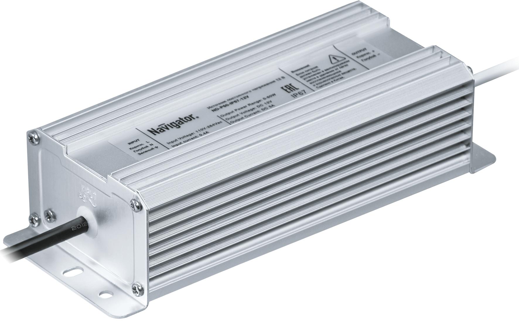 

Драйвер NAVIGATOR, 71 472 ND-P60-IP67-12V