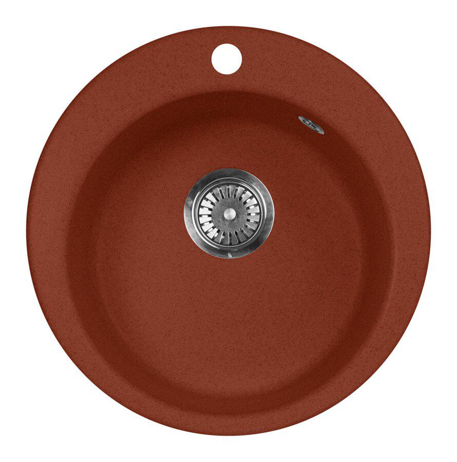 

Мойка кухонная AQUAGRANITEX, Красный марс, M-05 (334)