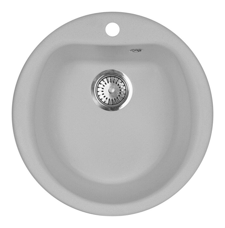 

Мойка кухонная AQUAGRANITEX, Серый, M-07 (310)