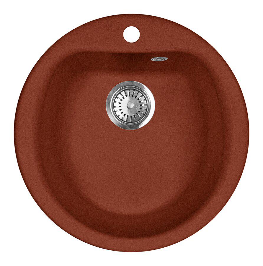 

Мойка кухонная AQUAGRANITEX, Красный марс, M-07 (334)